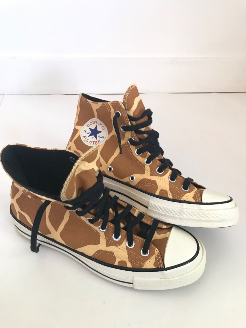CONVERSE Giraffe High Top Sneakers Women’s Size 10 Men’s Size 8 - Picture 11 of 16